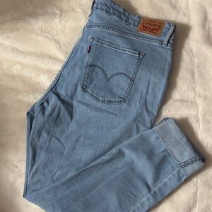 Levi's 721 Light Blue Skinny Jeans for Women